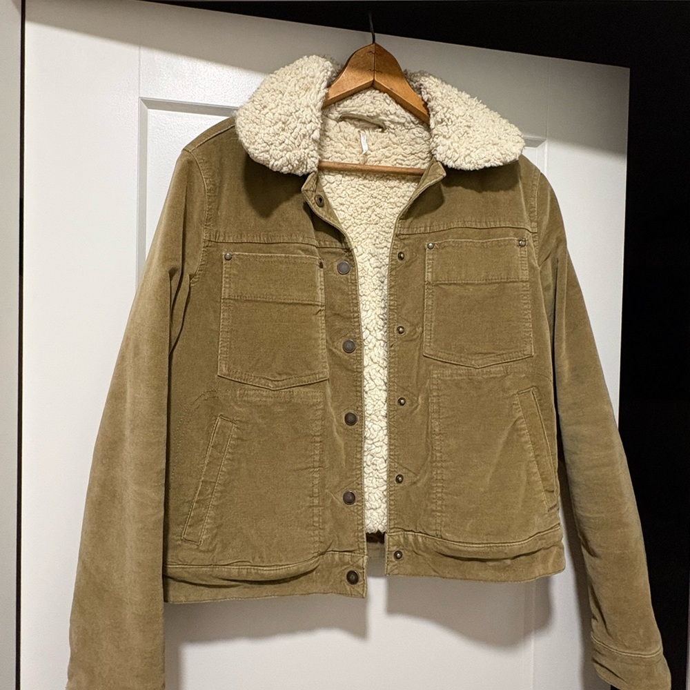 Free People Sherpa-Lined Jacket